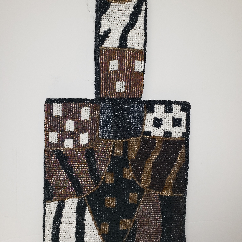 Vintage hand beaded bag